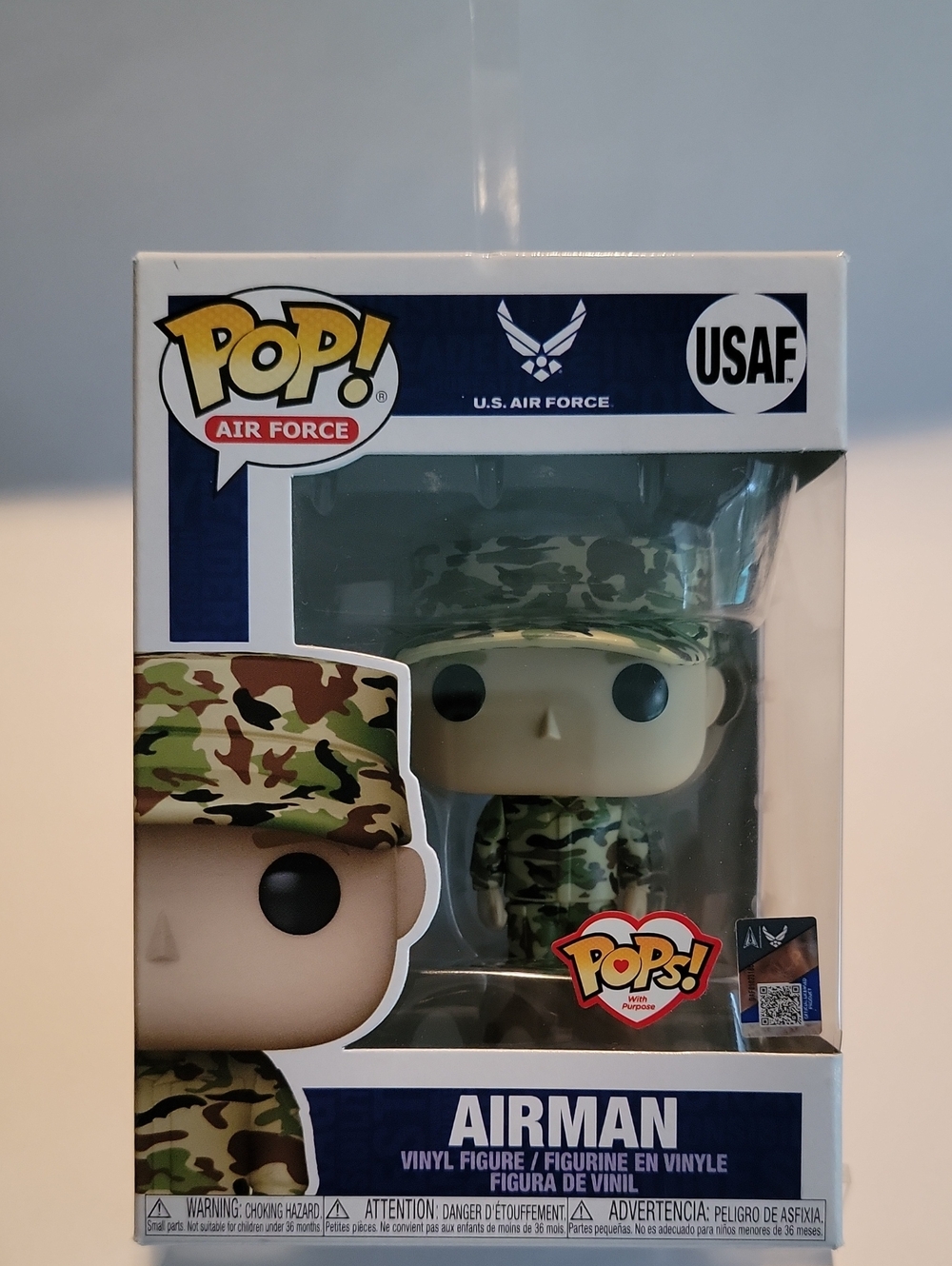 NEW POP AIR FORCE AIRMAN USAF VINYL FIGURE FUNKO CAMO MILITARY NIB